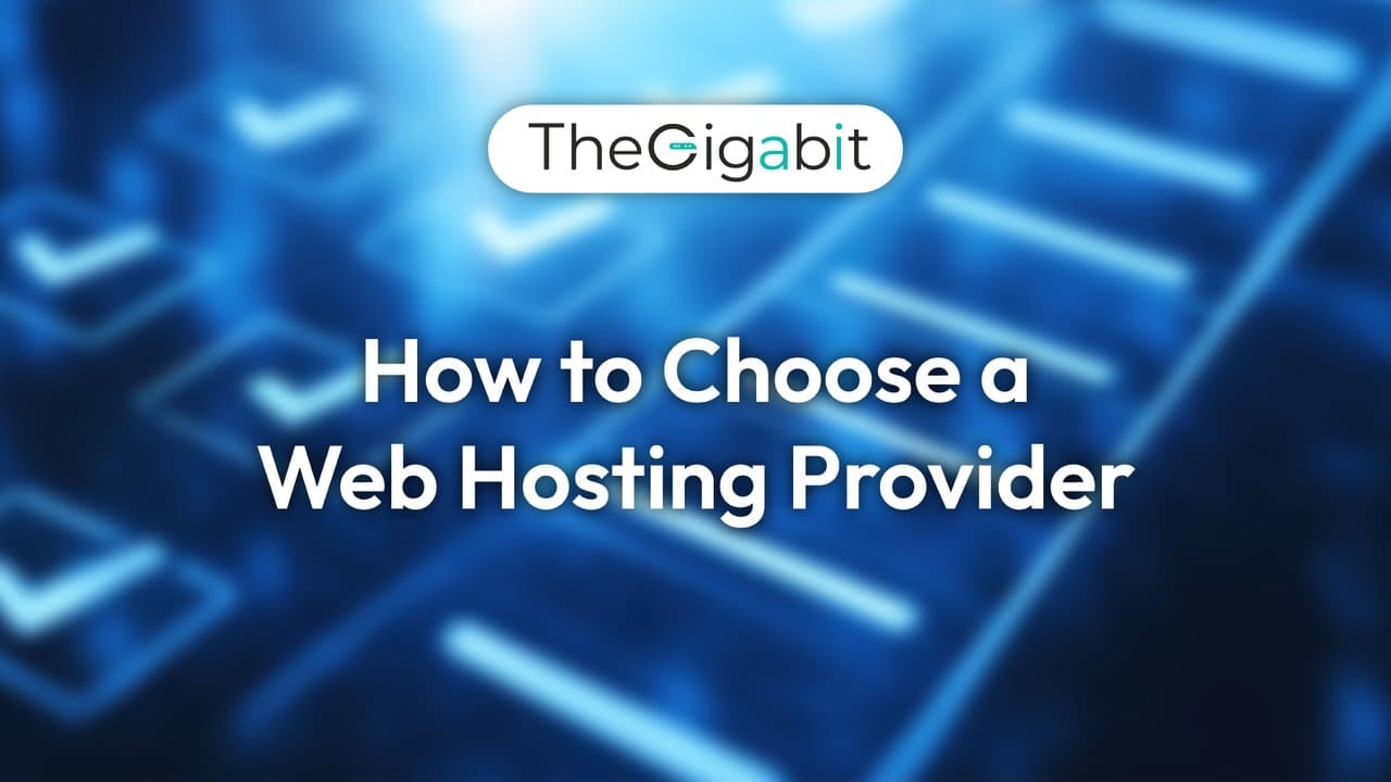 Choosing a Web Hosting Provider