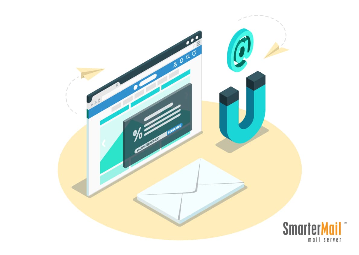 Vector image of a web UI and email at the bottom right. Vector image of a web UI and email at the bottom right.