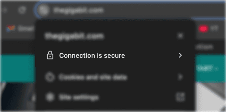 A secure website show 'Connection is Secure' on the browser. A secure website show 'Connection is Secure' on the browser.